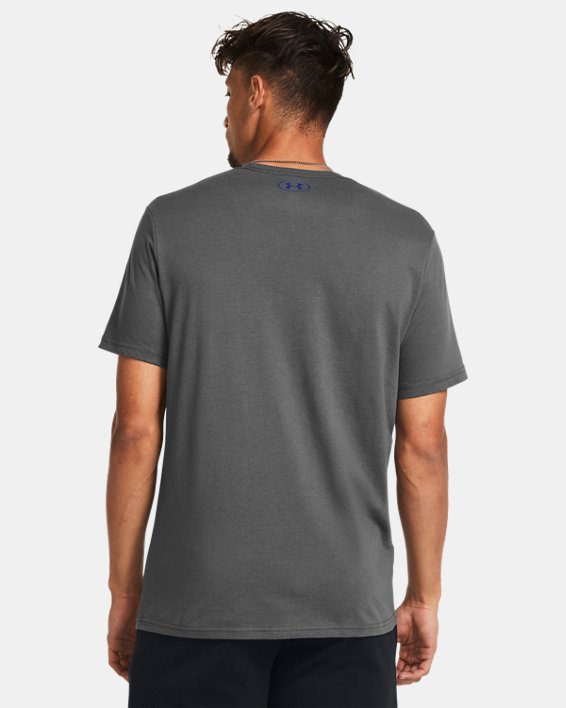 Camiseta de manga corta UA Foundation para hombre, Gray, pdpMainDesktop image number 1